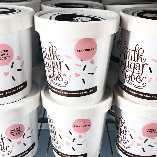 Ice Cream Pints Milk Sugar Love Creamery and
